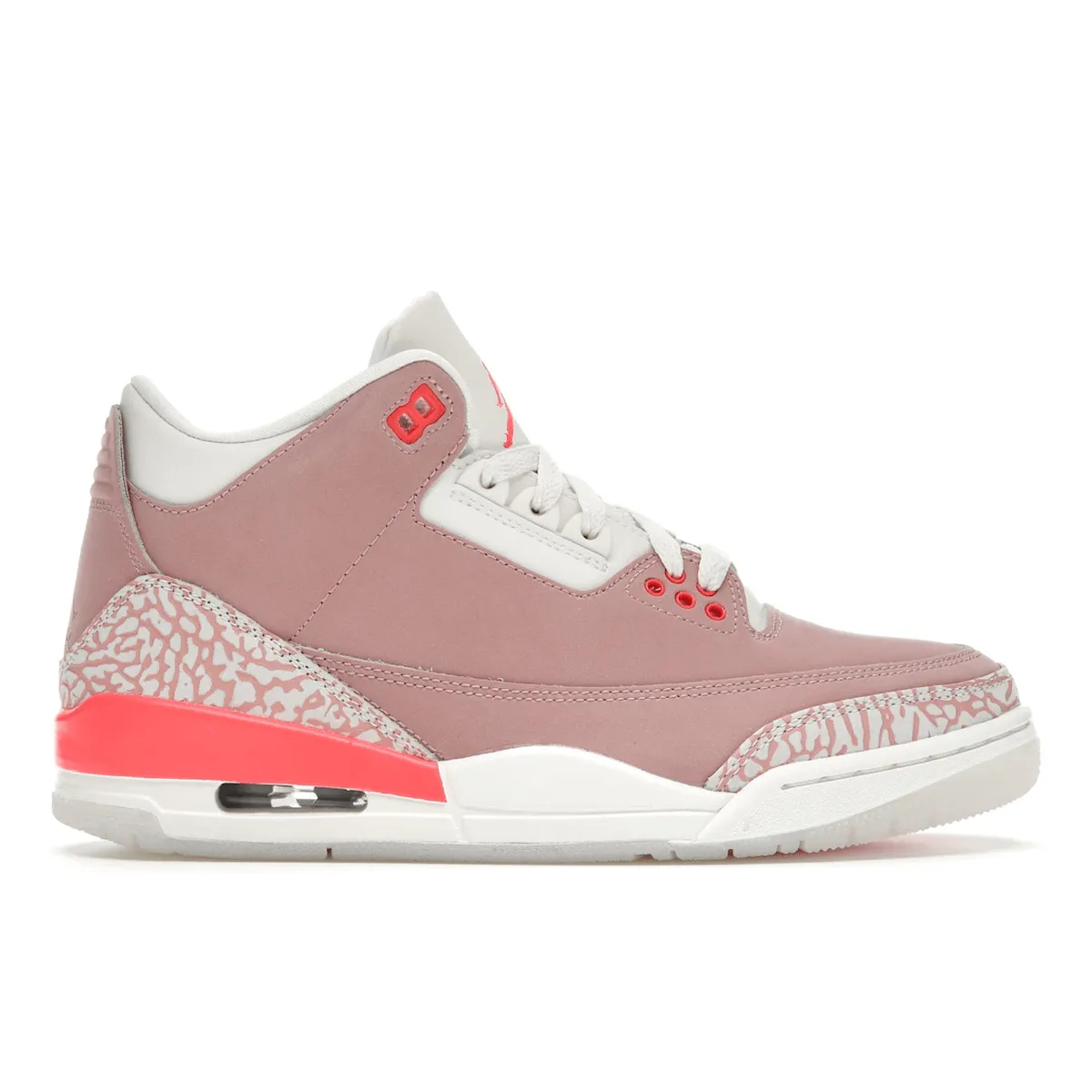 Air Jordan 3 Rust Pink Durable Sole Quick Jump Fit