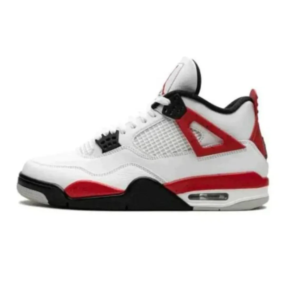 Air Jordan 4 Red Cement Simple Aesthetic