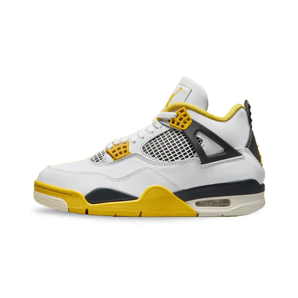 Metallic Trim Easy Flex Air Jordan 4 'Vivid Sulfur'(W)