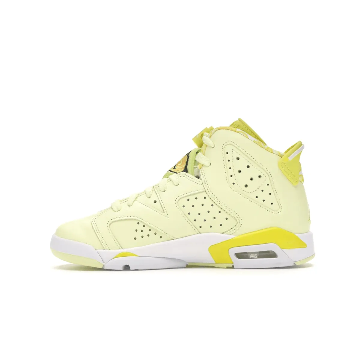 Air Jordan 6 Retro Dynamic Yellow Floral Comfortable fasteners