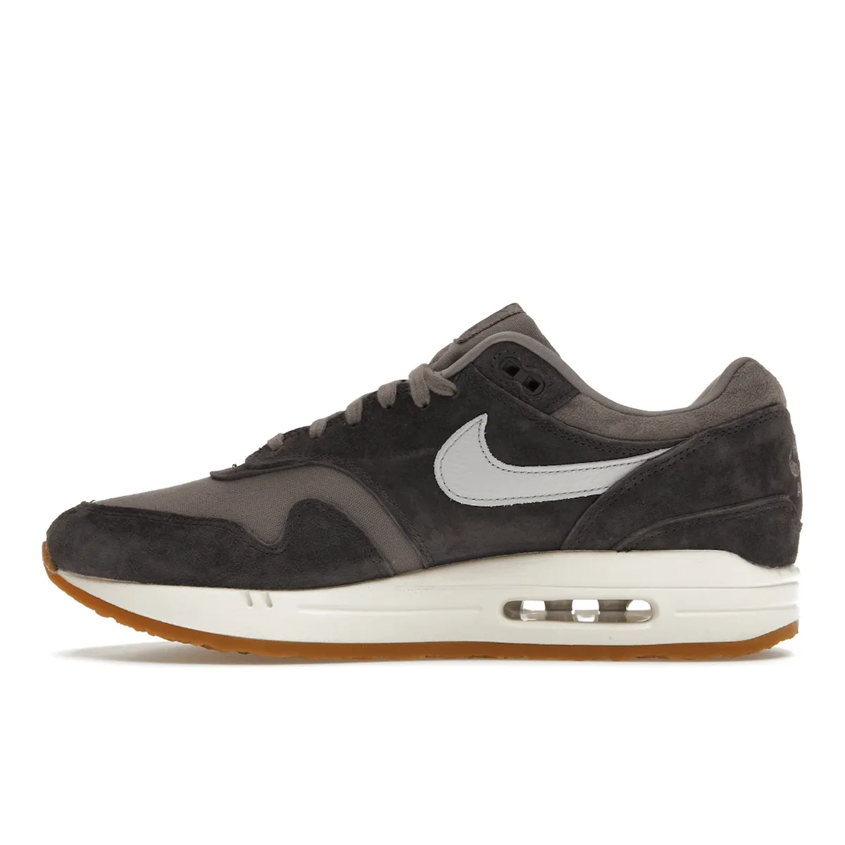 Air Max 1 Crepe Soft Grey Breathable Fabric Layer Design Quality