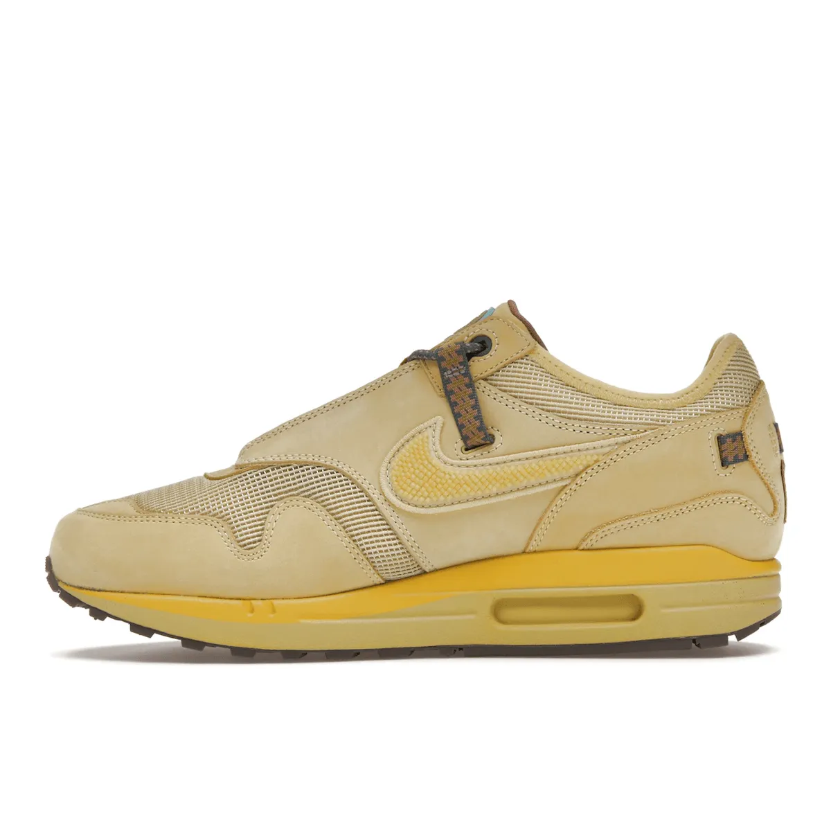 Air Max 1 x Travis Scott Saturn Gold Reinforced Toe Cap Design Technology