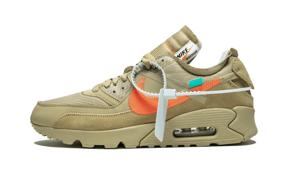 Air Max 90 X Off White Desert Ore Uneven terrain