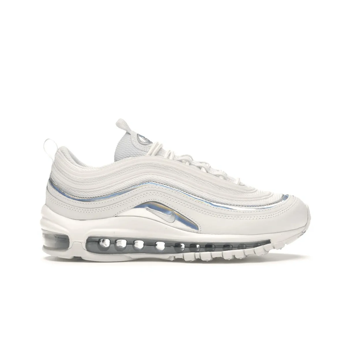 Air Max 97 Iridescent White pin - decorated running shoes