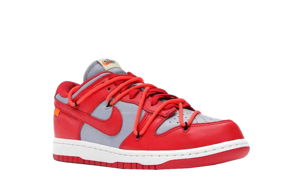 Air Step Nike Dunk Low X Off-White University Red