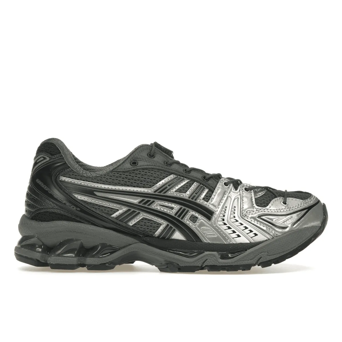 ASICS Gel-Kayano 14 Unaffected Infinite Wonders Pack Black Silver Sky View