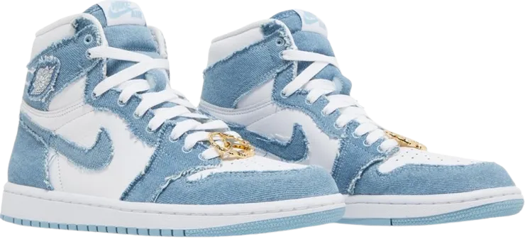 AJ 1 High Denim Functional shock absorption
