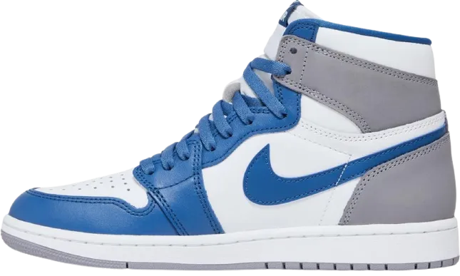 AJ 1 High True Blue Sleek Ease