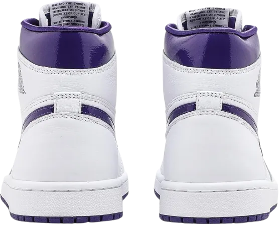 AJ 1 Retro High Court Purple Casual Edge Finish