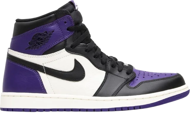 AJ 1 Retro High Court Purple Sculpted materials