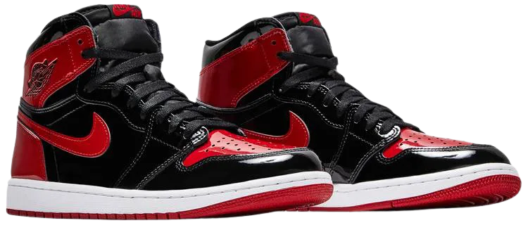 AJ 1 Retro High Patent Bred Lightweight Feel