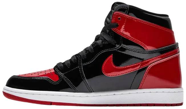 AJ 1 Retro High Patent Bred Lightweight Feel