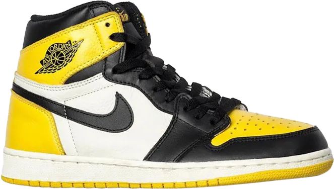 AJ 1 Retro High Yellow Toe No-Slip Grip