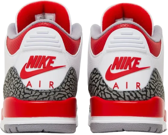 AJ 3 Retro Fire Red Boosted style