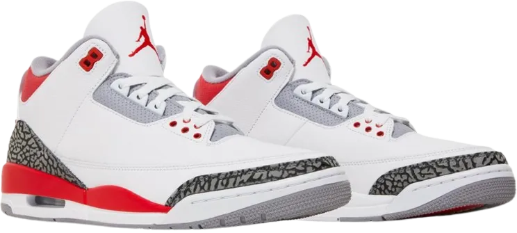 AJ 3 Retro Fire Red Boosted style
