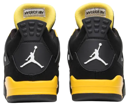 AJ 4 Retro Black Thunder Sharp
