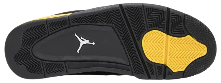AJ 4 Retro Black Thunder Sharp
