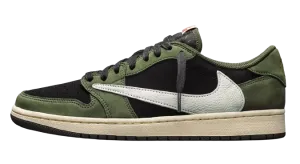 Lightweight Construction AJ1 Low Travis Scott Black Olive