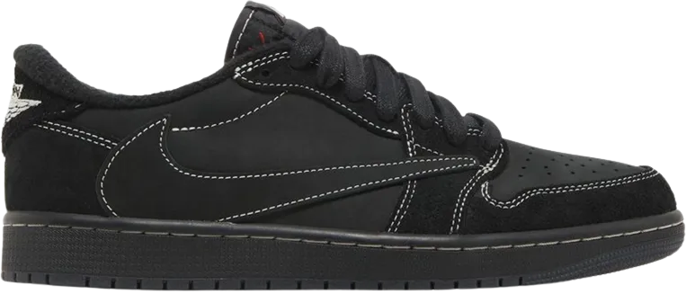 AJ1 Low Travis Scott Black Phantom Extra Padding