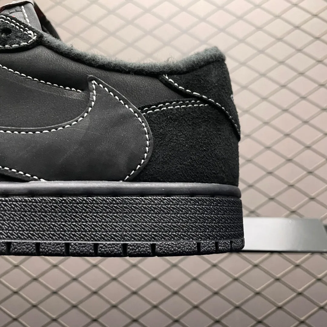 AJ1 Low Travis Scott Black Phantom Effortless support