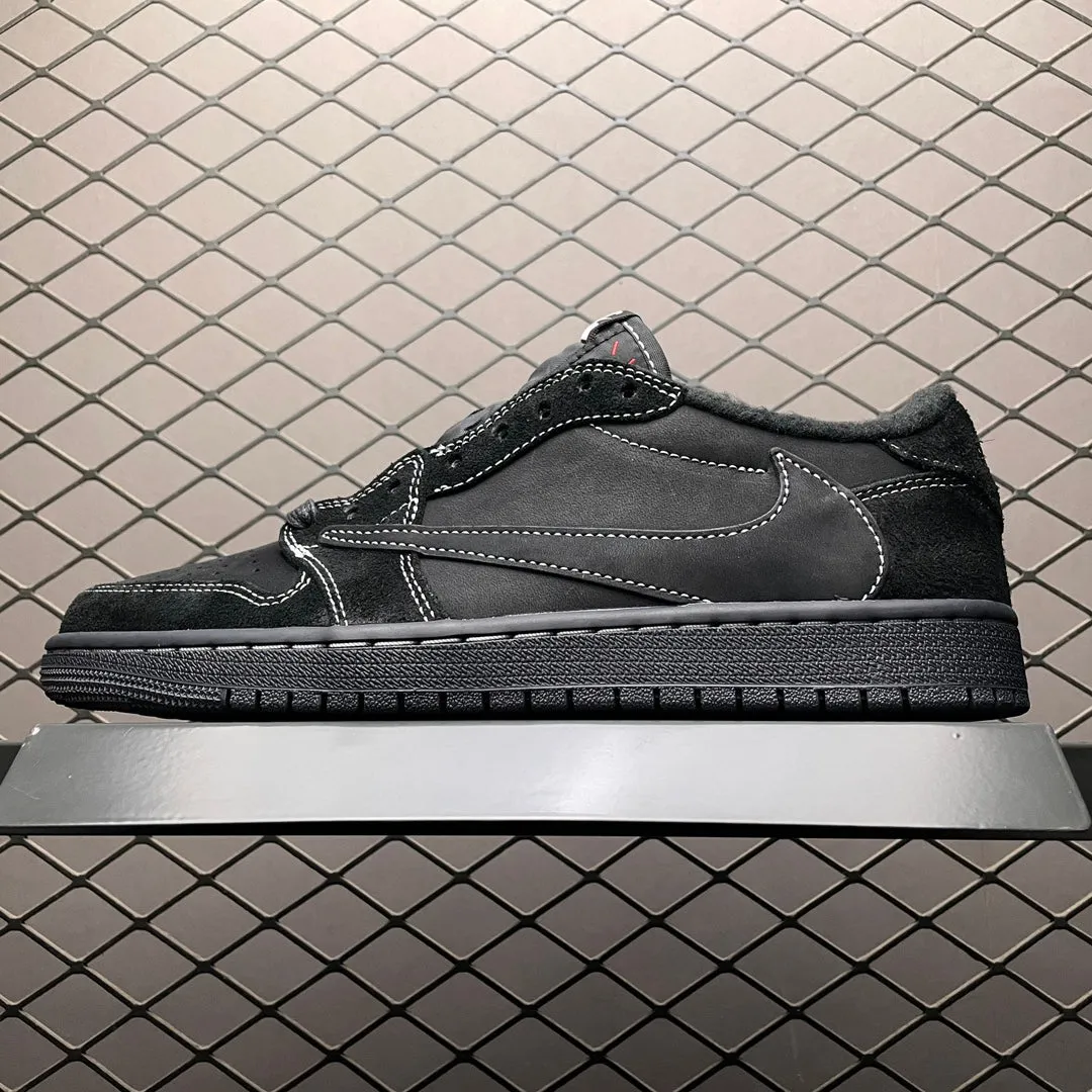 AJ1 Low Travis Scott Black Phantom Effortless support