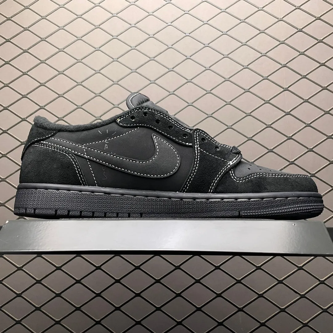 AJ1 Low Travis Scott Black Phantom Effortless support