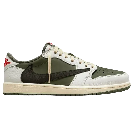 AJ1 Low Travis Scott Medium Olive Sophisticated Comfort Fashion Rush