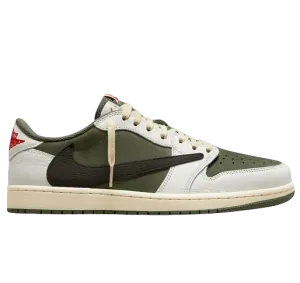 AJ1 Low Travis Scott Medium Olive Sophisticated Comfort Fashion Rush
