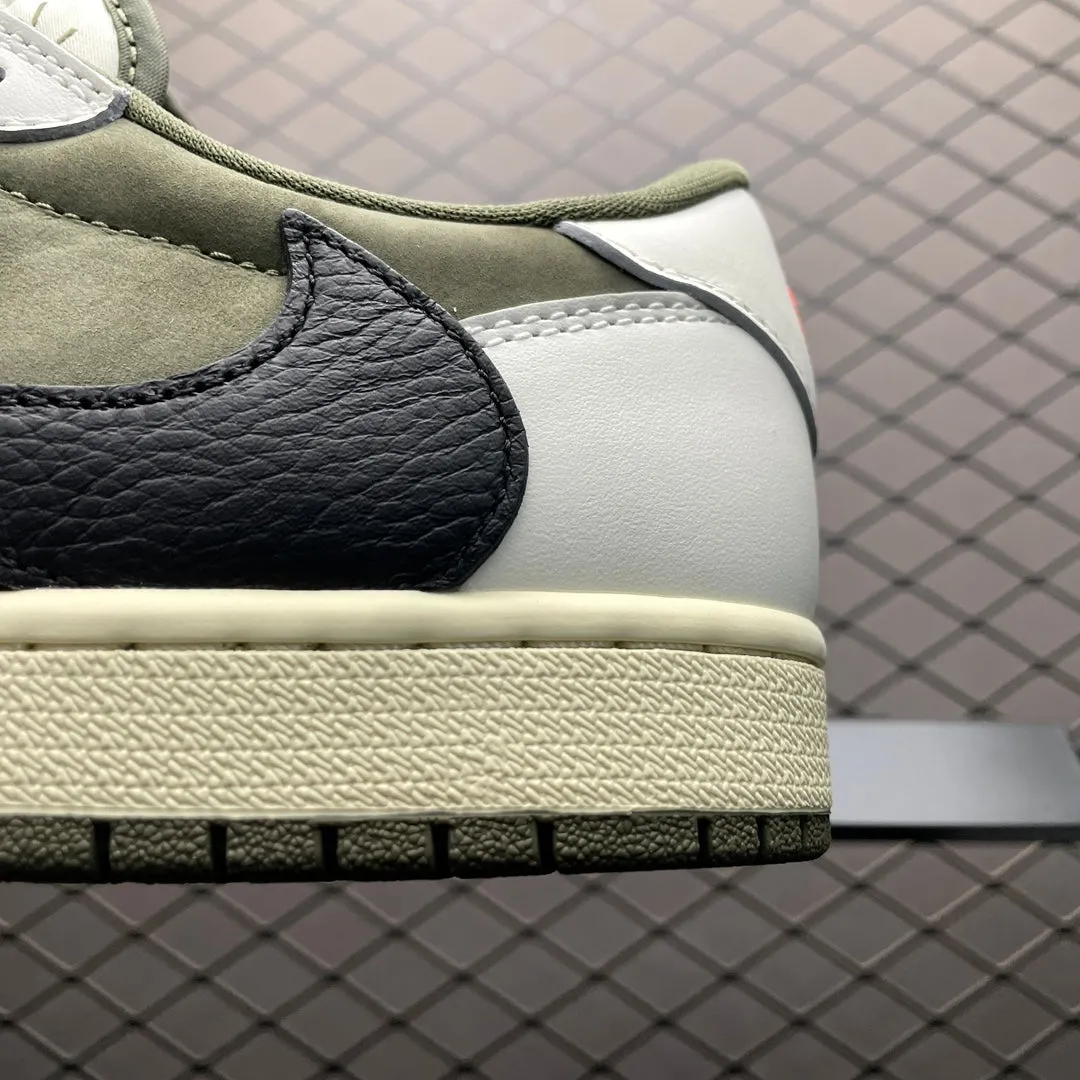 AJ1 Low Travis Scott Medium Olive Ultra-Comfort