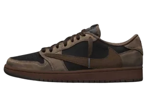 Premium Technology Multi-functional sole AJ1 Low Travis Scott Velvet Brown