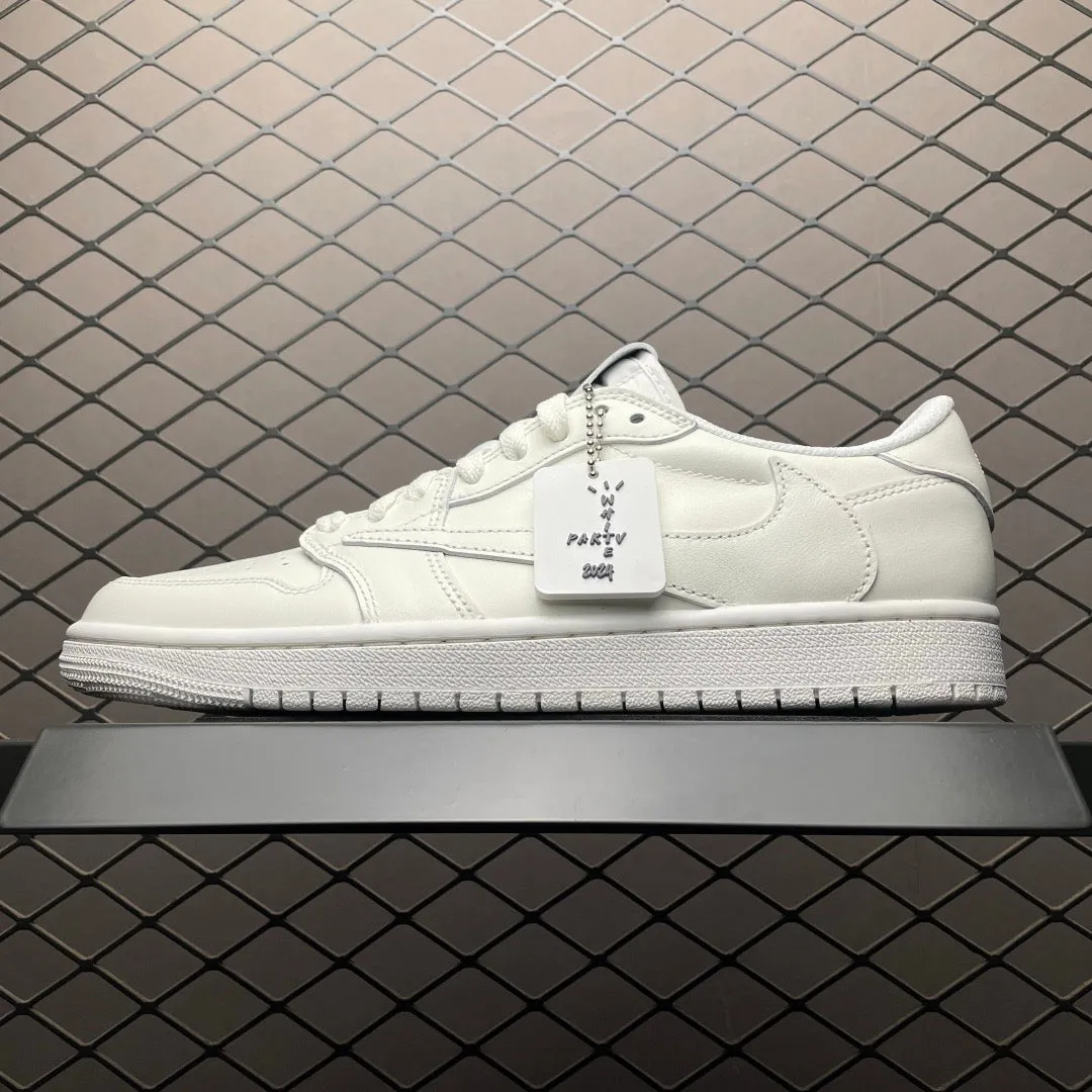 AJ1 Low Travis Scott x White Party All-Weather Comfort