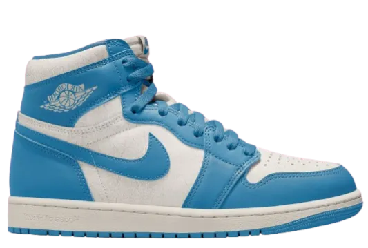 AJ1 OG UNC Reimagined Athletic Footwear Minimalist Look