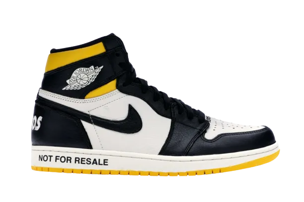 AJ1 Retro High "Not for Resale" Varsity Maize Day Comfort quick dry