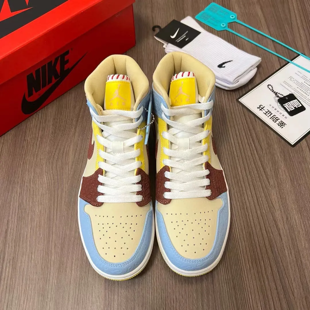 AJ1 Retro Mid SE x Maison Chateau Rouge 'Fearless' Ultimate look