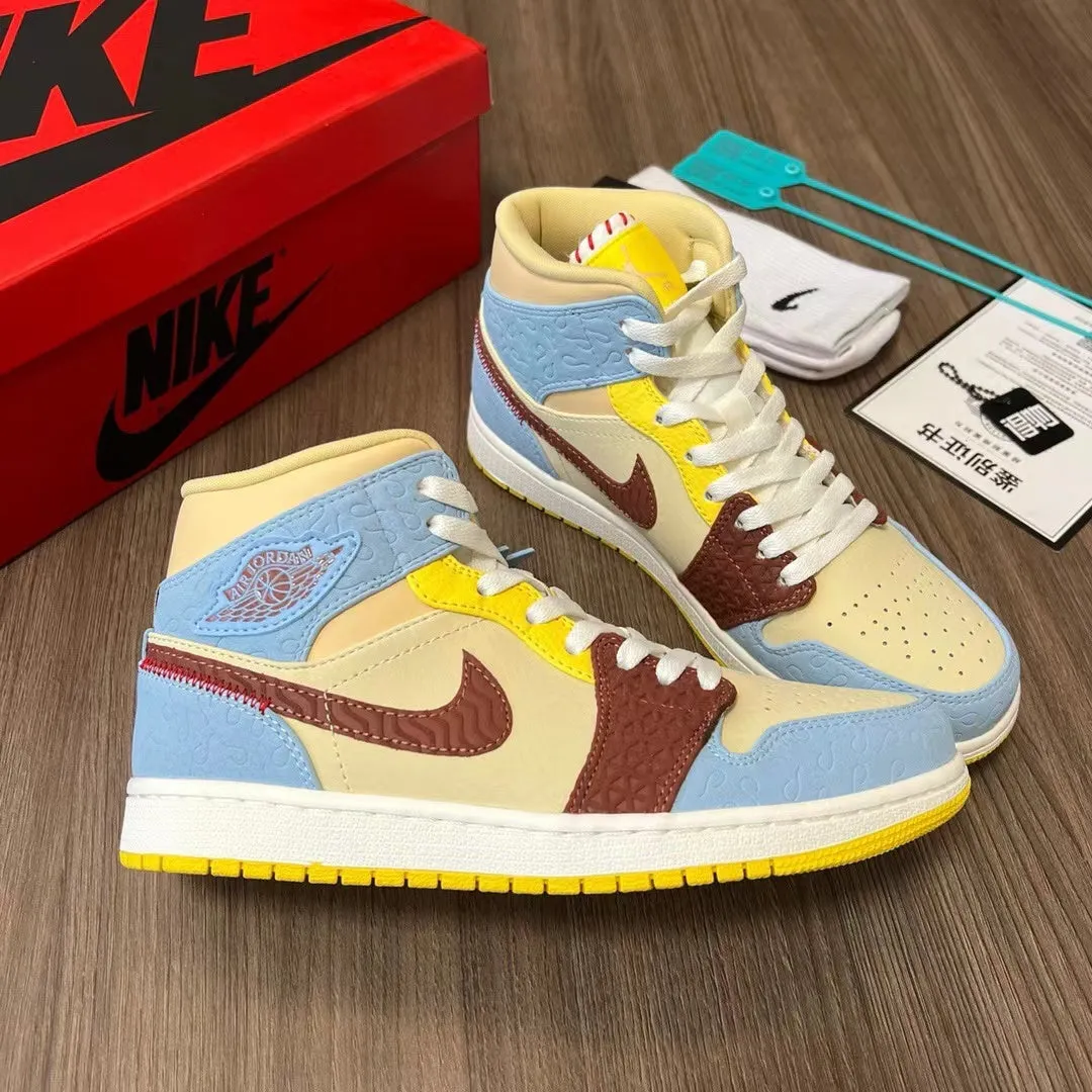 AJ1 Retro Mid SE x Maison Chateau Rouge 'Fearless' Ultimate look
