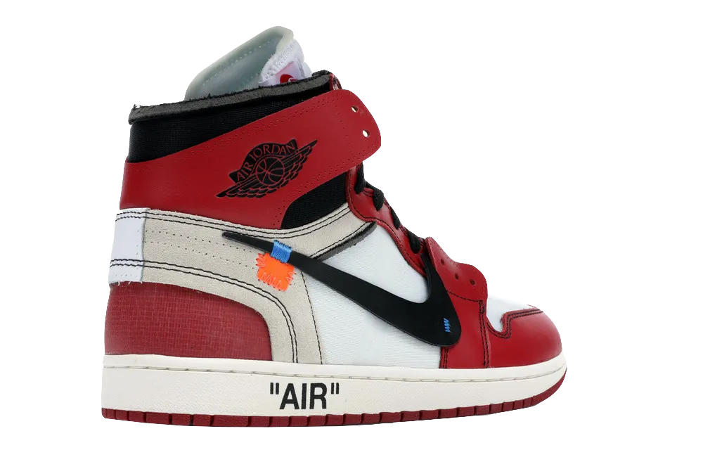 AJ1 X OW Chicago Red Maximum touch