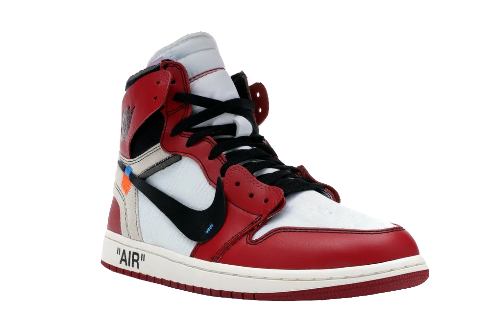 AJ1 X OW Chicago Red Maximum touch