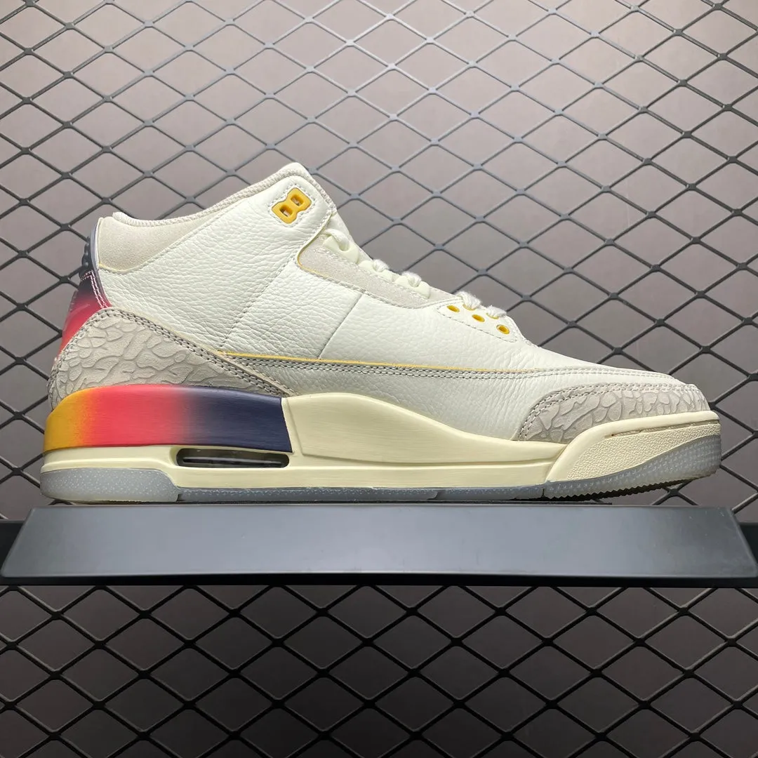AJ3 x J Balvin Midnight Sunset Bold materials