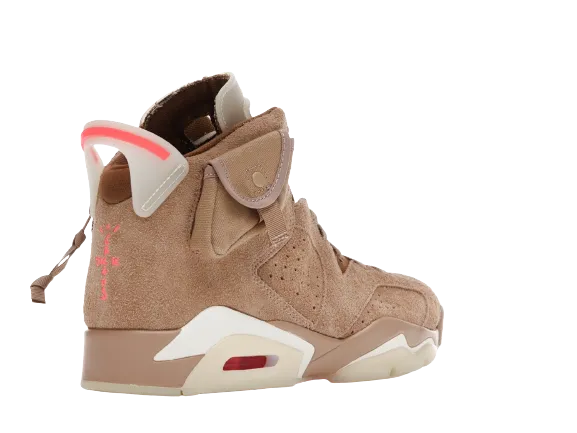 AJ6 X Travis Scott British Khaki Relaxed Fit