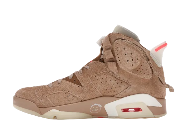 AJ6 X Travis Scott British Khaki Relaxed Fit
