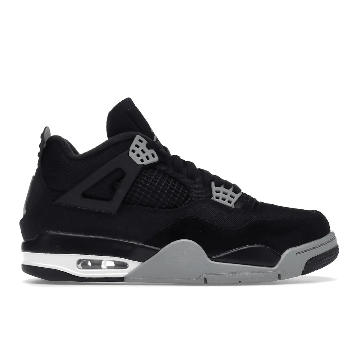 All-around comfort Air Jordan 4 Retro Black Canvas