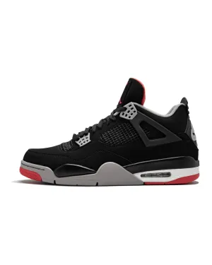 Nike Air Jordan 4 Retro Bred Unique Sole Luxurious Feel
