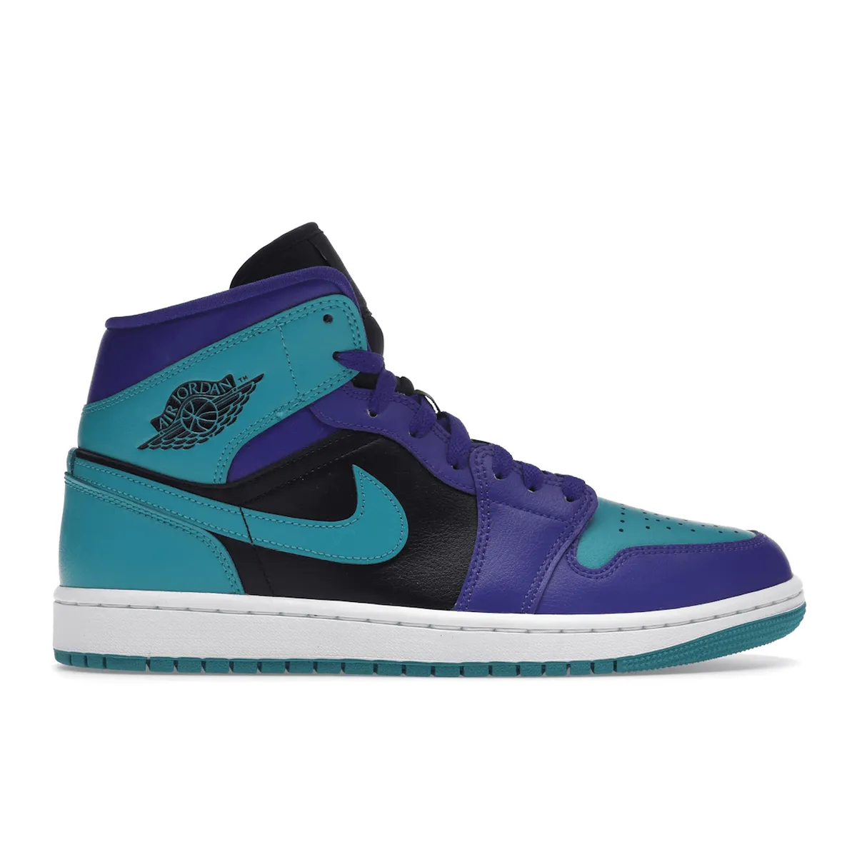Comfortable Wear Durable Upper Air Jordan 1 Mid Black Grape