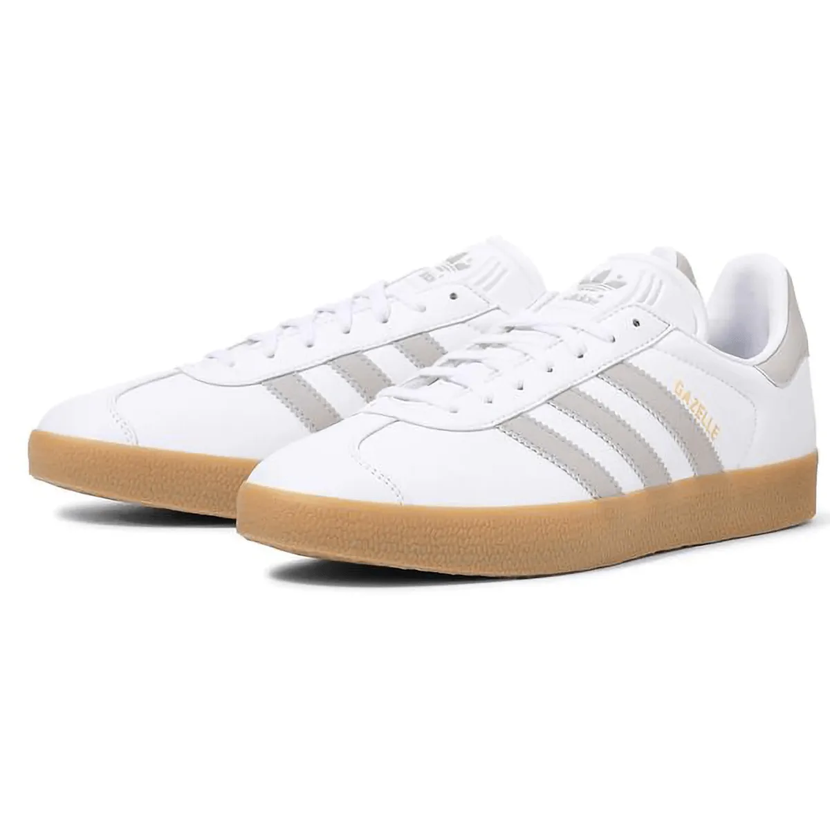 Street Mood Fashionable Walk Adidas Gazelle White Grey Gum