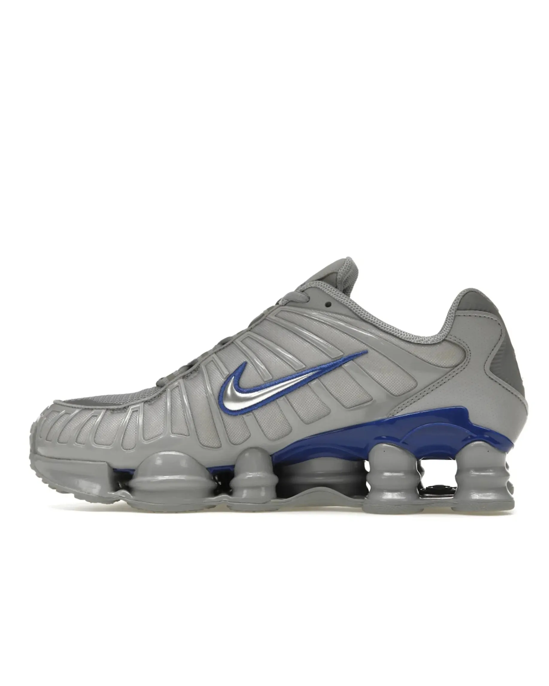 All - terrain use Nike Shox TL Wolf Grey Metallic Silver Blue