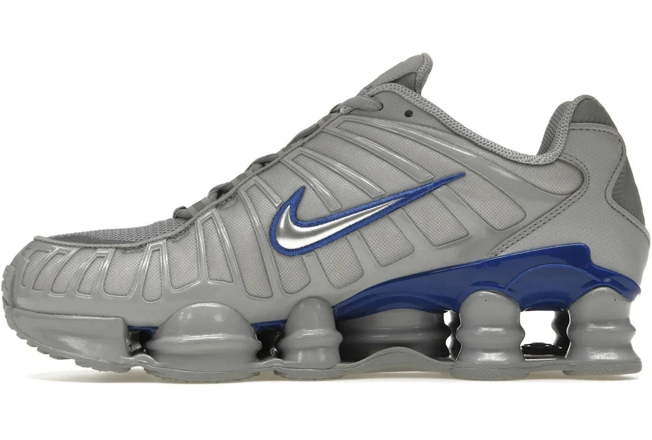 All - terrain use Nike Shox TL Wolf Grey Metallic Silver Blue