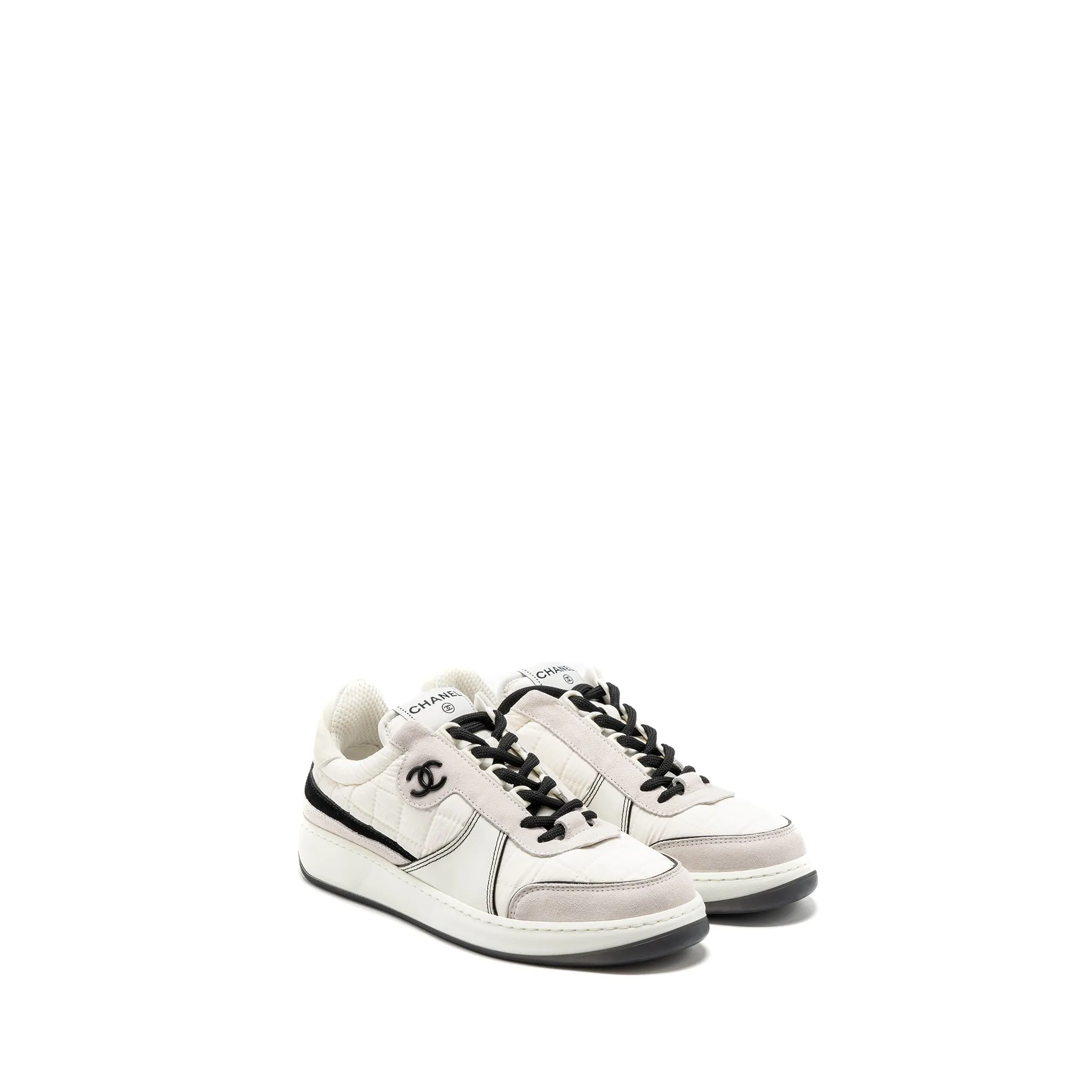 All weather Chanel Size 38 23C sneakers Multicolour black / white / light grey