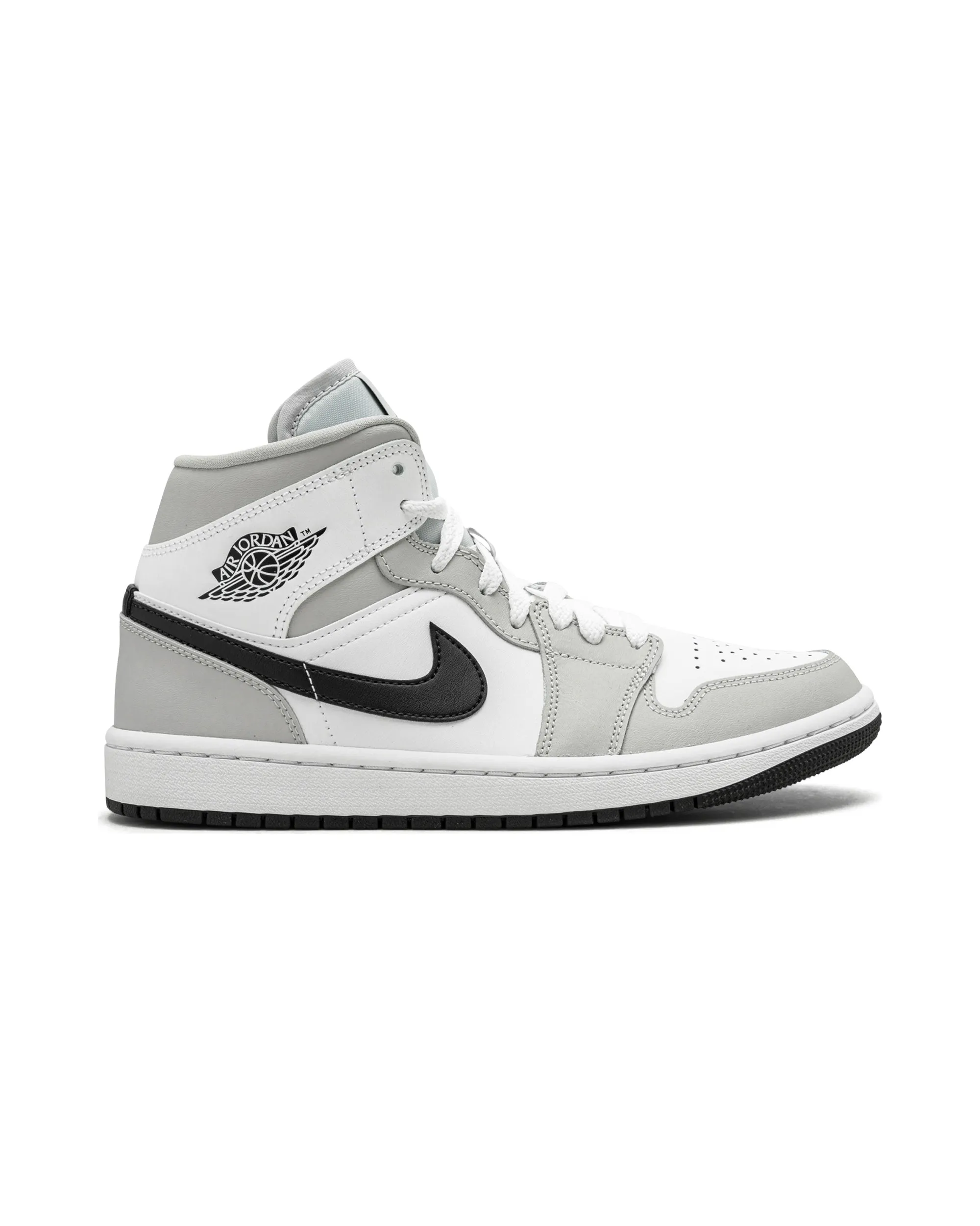 All-day shock absorption Soft Arch Jordan 1 Mid Light Smoke Grey (Women's)