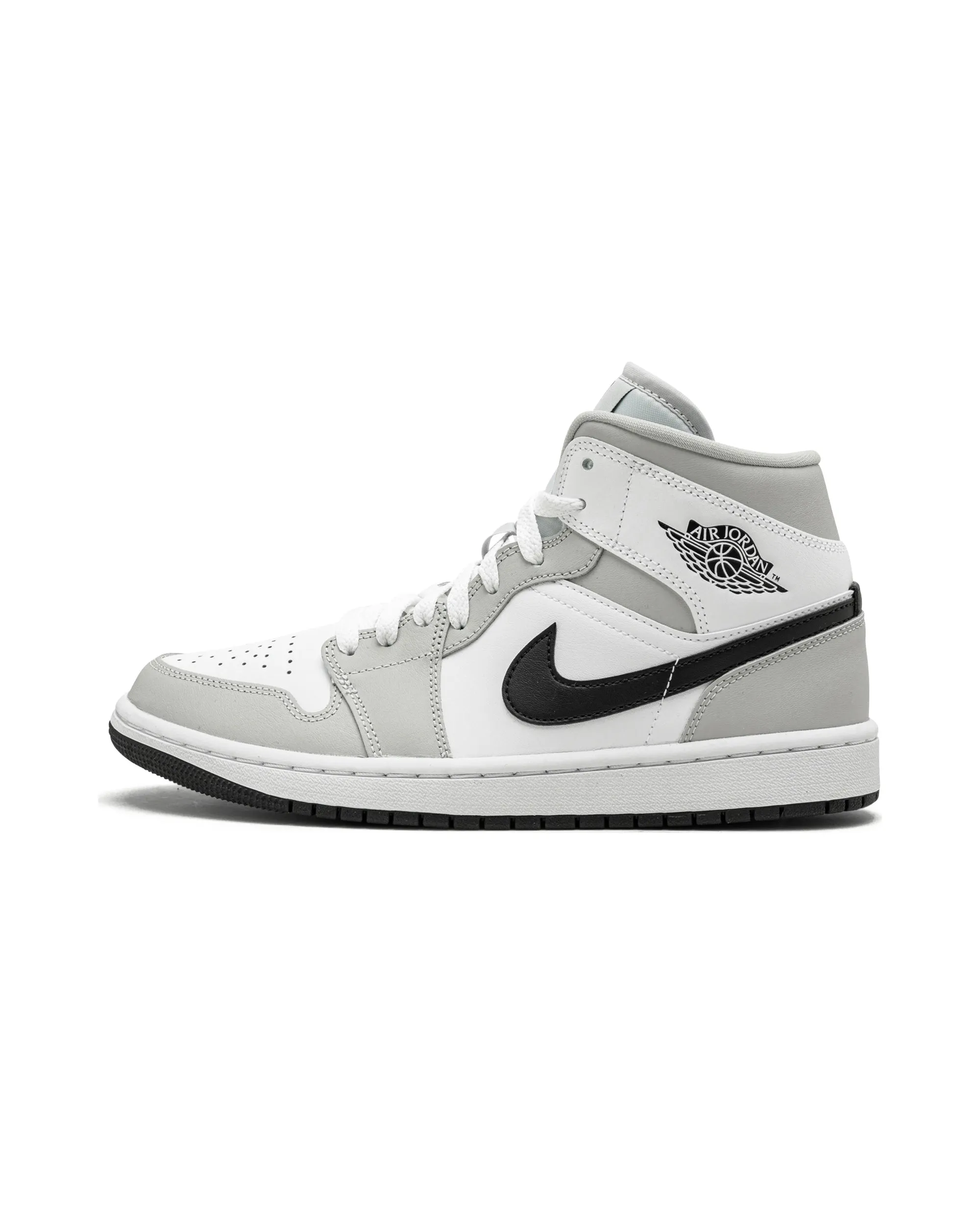 All-weather shock absorption Jordan 1 Mid Light Smoke Grey (Women's)