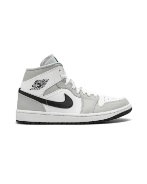 All-day shock absorption Soft Arch Jordan 1 Mid Light Smoke Grey (Women's)